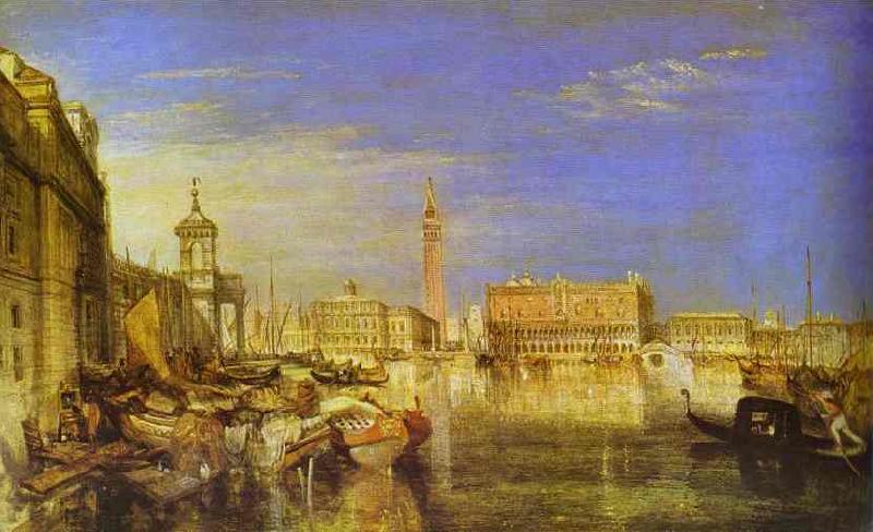 J.M.W. Turner Bridge of Signs, Ducal Palace and Custom- House, Venice Canaletti Painting China oil painting art